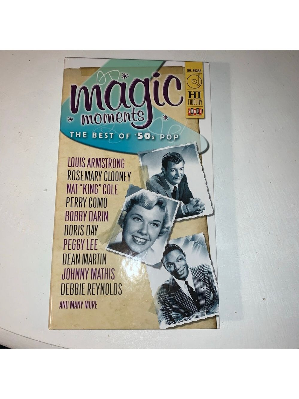 Shout! Factory Magic Moments The Best of '50s Pop 4-CD Set Beige Blue